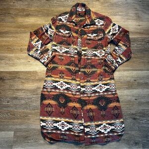 Western shacket duster